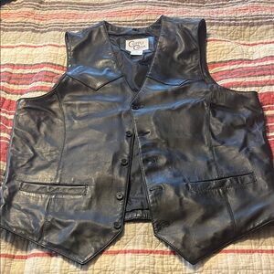 Cripple Creek Men’s L Leather Vest